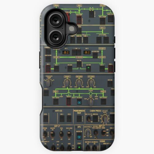 New! Airbus Overhead Panel iPhone Samsung Tough Case