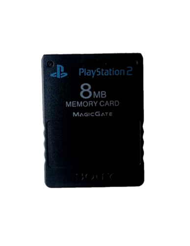 Sony Playstation 2 PS2 Official OEM MagicGate Black 8mb Memory Card Genuine.