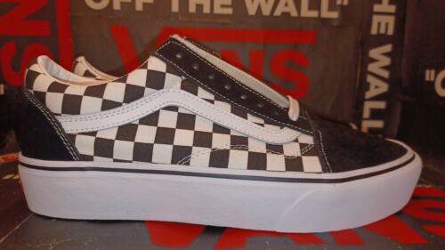 Vans Old Skool Platform Men’s U.S. 9 Black/White Checkerboard  VN0A3B3UHRK