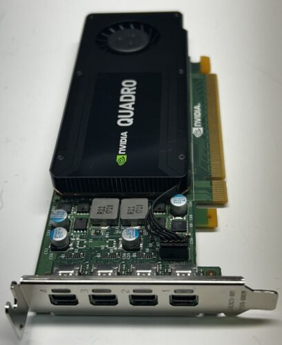 HP Nvidia Quadro K1200 4GB GDDR5 4x Mini DP PCIe x16 –  Low Profile