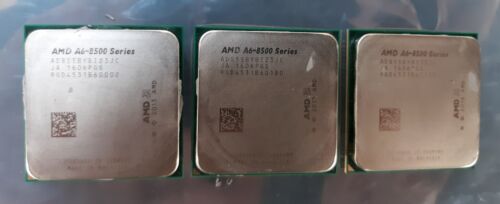 Lot of 3 AMD A6-8500 Series 3.70GHz Desktop Processor JA 1606PGS