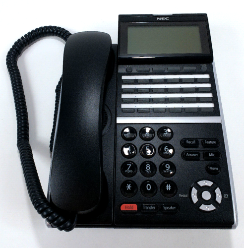 NEC ITZ-24D-3(BK)TEL IZV(XD)W-3Y(BK) DT800 Series IP Phone ~ NO ADAPTER ~