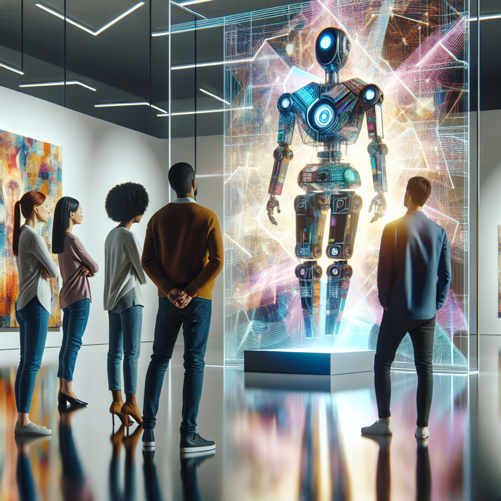 Artificial Intelligence in the Gallery: Exploring the Boundaries of Creativity