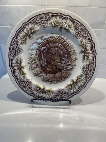 Victorian English Pottery Edward Challinor Serving Platter  -Thanksgiving Turkey