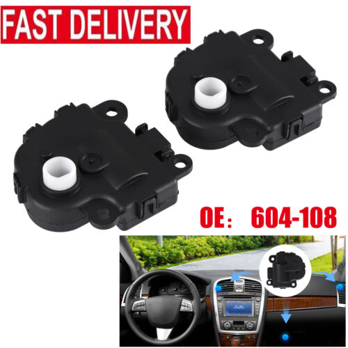 2 x HVAC Heater Air Blend Door Actuator 604-108 for Chevy Impala Corvette Buick