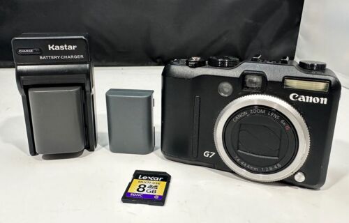 Canon PowerShot G7 10MP Compact Digital Camera – Battery & Charger – Beautiful!