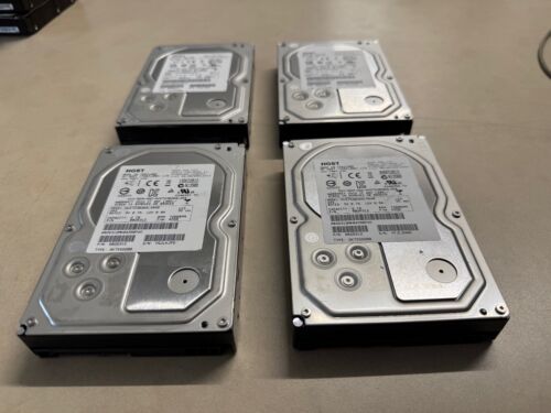 Lot of 4x Hitachi HUS723020ALS640 2TB 7.2K 6G ” SAS Hard Drive 0B26312