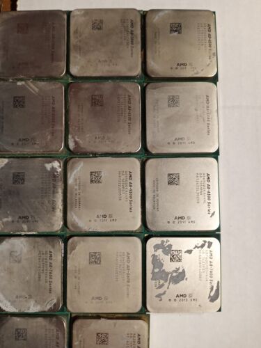 Lot Of 18 Untested AMD A8 processor Cpus 7600 6500 & 5500 Untested As Is JCP1