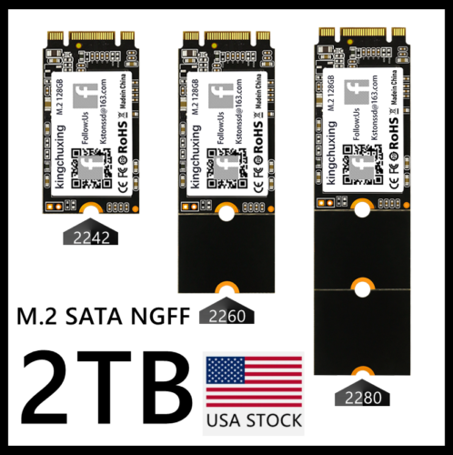 Kingchuxing 512GB 1TB 2TB 2280 2242 2260 M.2 SATA III NGFF SSD Solid State Drive