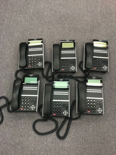 LOT OF QTY 6!!! NEC DT400 DTZ-12D-3 (BK) Telephone DZV-(XD) W-3Y  clean