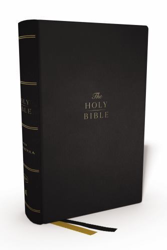 KJV Holy Bible, Center-Column Reference Bible, Leathersoft, Brown, 73,000+ Cross