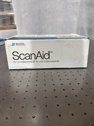 NEW Fujitsu ScanAid CG01000-518901 Scanner Cleaning and Consumable Kit