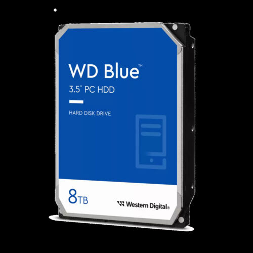 WD 8TB Blue PC Desktop SATA Hard Drive HDD, 5640 RPM 256MB Cache CMR – WD80EAAZ