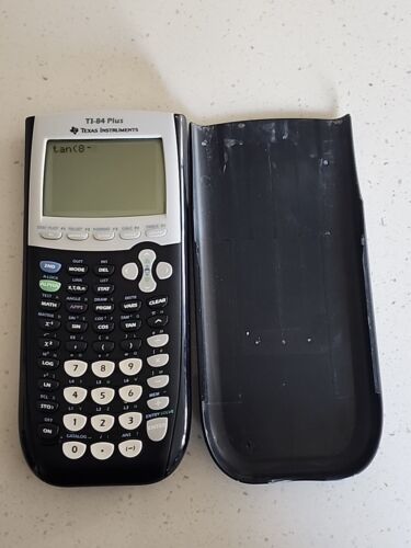 Texas Instruments TI-84 Plus Graphing Calculator Black With Cover