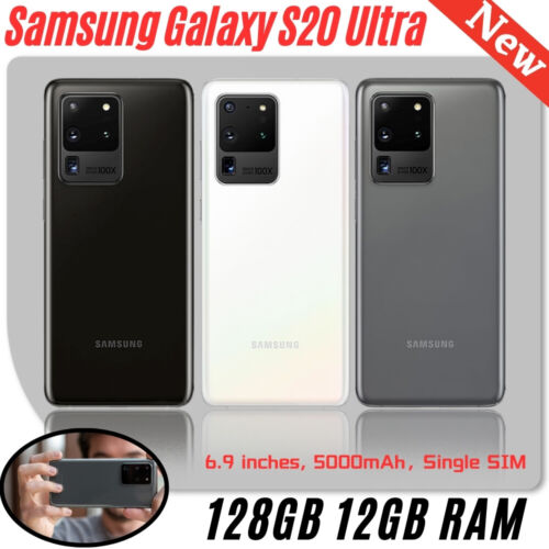 NEW Samsung Galaxy S20 Ultra 5G SM-G988U1 12+128GB Smartphone US STOCK Unlocked