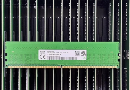 SK hynix 16GB DDR5 5600MHz Desktop RAM UDIMM 1Rx8 PC5-5600B-UA0 HMCG78AGBUA084N