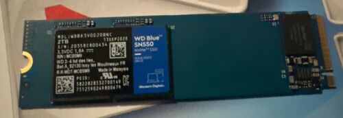 WD – Blue SN550 2TB PCIe Gen 3 x4 NVMe Internal Solid State Drive with 3D NAND