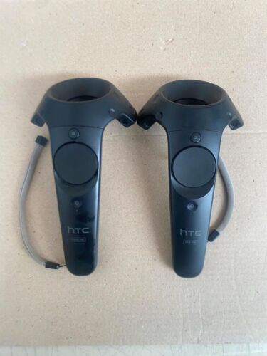 Pair (2) HTC Vive Pre 2PR7100 Virtual Reality VR Controller Wands w/ Strap