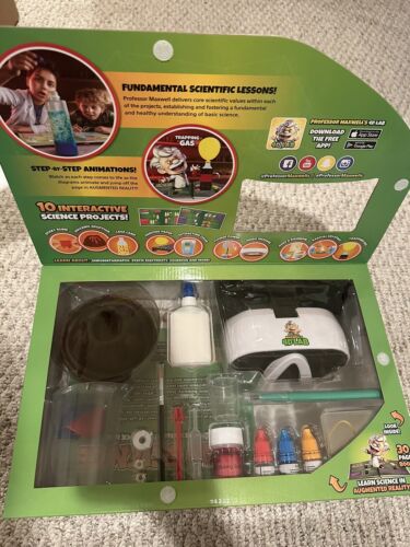 PROFESSOR MAXWELL’S 4D SCIENCE AUGMENTED REALITY LAB AWARD WINNING STEM SET KIDS