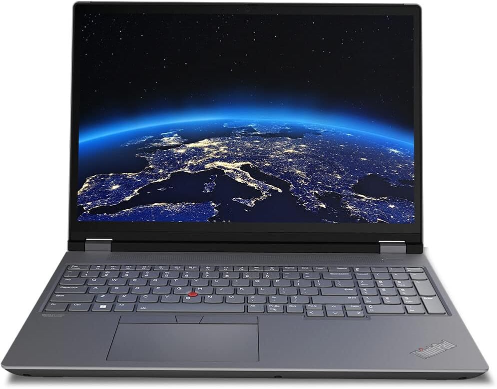 Lenovo 2024 Laptop | ThinkPad P16 Gen 2 | 16″ 1920 x 1200 IPS | Intel-20 Core i7-14700HX | NVIDIA RTX 1000 Ada | 64GB DDR5 | 8TB SSD | Win 10 Pro | Wi-Fi 6E – Backlit KB – FHD+IR Camera – Gray