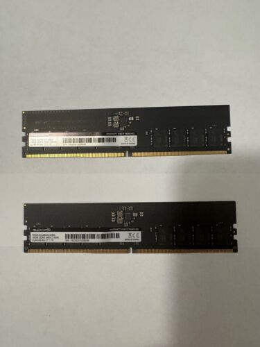 TEAMGROUP 32GB (2 x 16) DDR5 4800 CL40-40-40-77 1.4v Model TED516G4800C40BK