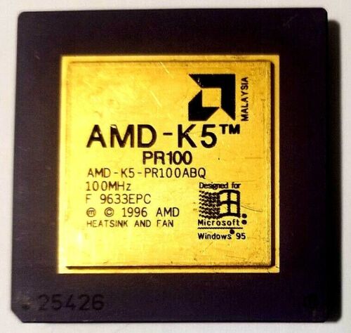 100MHz AMD K5 24KB L1/66MHz SOCKET 5 & 7 AMD-K5-PR100ABQ CPU