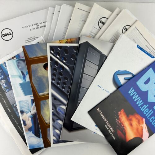 Dell Inc (DELL) 1999-2013 Annual Report, 10K & Stockholder Meeting Notice Books