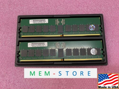 64GB 2x32GB DDR5-5600 RDIMM RAM Mainstream SuperServer SYS-621P-TRT Compatible