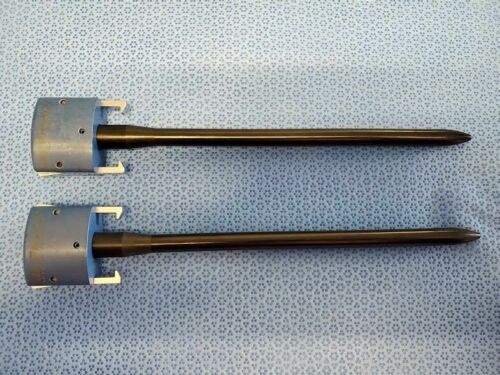 Lot of 2 Intuitive Surgical 420008-01 Da Vinci 8mm Blunt Obturator Laparoscopy