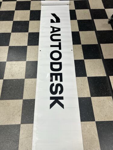 Ryan Preece #41 2024 Autodesk Nascar Race Used Pit Box Riser Banner