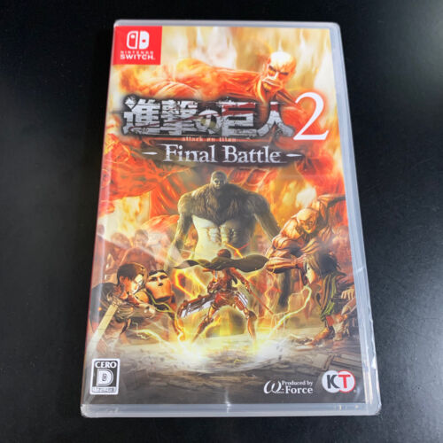 Unopened SW Attack on Titan 2 FINAL BATTLE Nintendo Switch Koei Tecmo Games