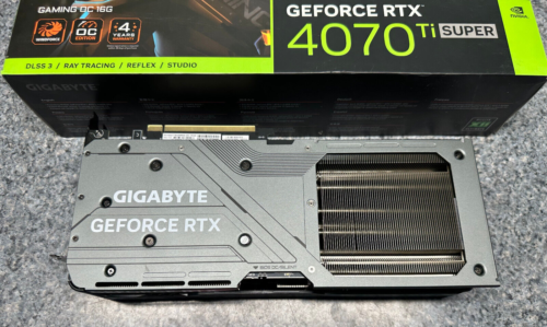 GIGABYTE – GeForce RTX4070Ti SUPER GAMING OC 16G Graphics Card 3x WINDFORCE Fan