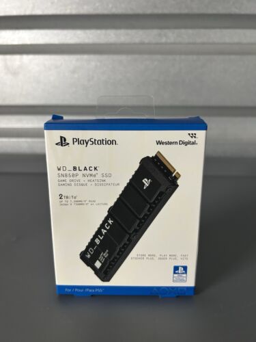 WD SN850P 2TB M.2 PCIe NVMe SSD for PlayStation 5 (WDBBYV0020BNC-WRSN)