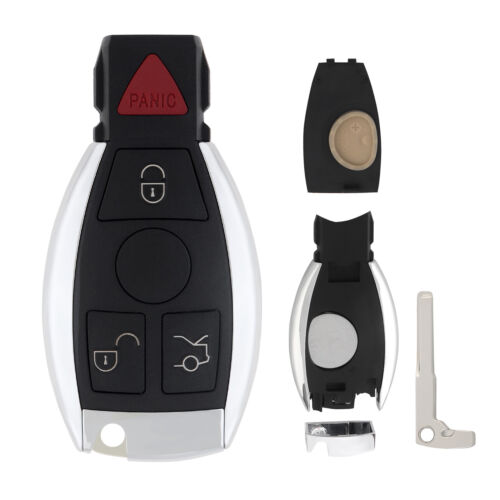 315MHz 4 Buttons IYZ3312 Car Key Fob Fit for Mercedes-Benz Support NEC & BGA,