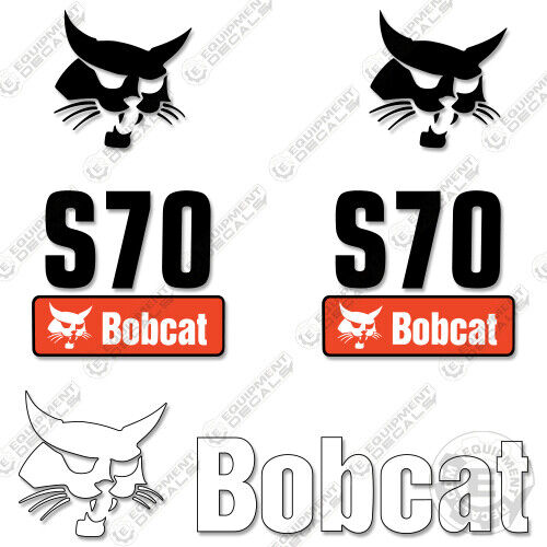 Fits Bobcat S70 Decal Kit Skid Steer Stickers S 70 (7 YEAR VINYL!)