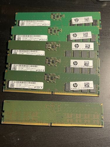 **NEW system Pulls**DDR5 5600mhz 16GB x 1 desktop memory HP/Samsung/Micron