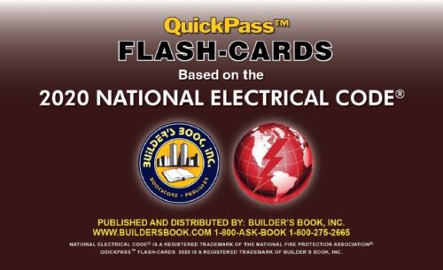 National Electrical Code QuickPass Flash-Cards Based On The 2020 NEC