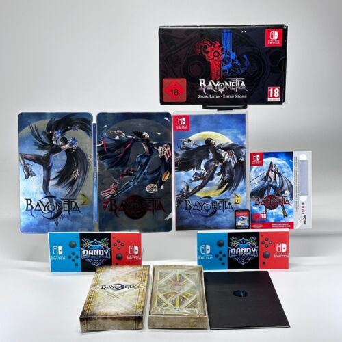 Bayonetta Special Edition CIB W/ Steelbook + DLC Valid + Extras – Nintendo Switc