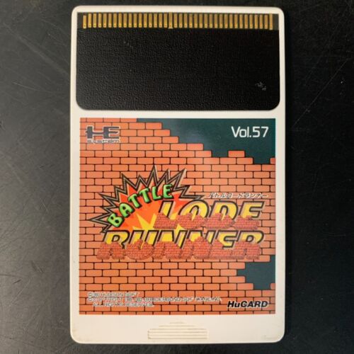 Battle Lode Runner Hu Card Hudson NEC PC Engine From Japan