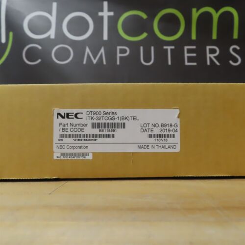 NEC DT900 ITK-32TCGS-1 (BK) Color Touchscreen BE118991 NEW