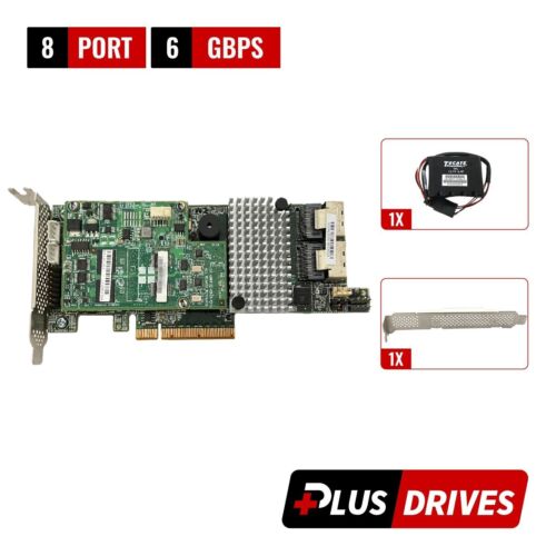 SAS 2 Raid Controller LSI MegaRAID 9266-8i 6Gbps 8 Port  w/ CacheVault & BBU