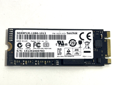 SD6SP1M-128G-1012  SanDisk X110 M.2 2260 128GB Internal SSD Dell #: 6T4HK