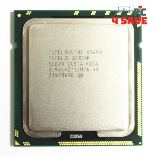 Intel Xeon X5690 SLBVX 3.46 GHz Six Core 12M LGA-1366 Server CPU Processor 130W