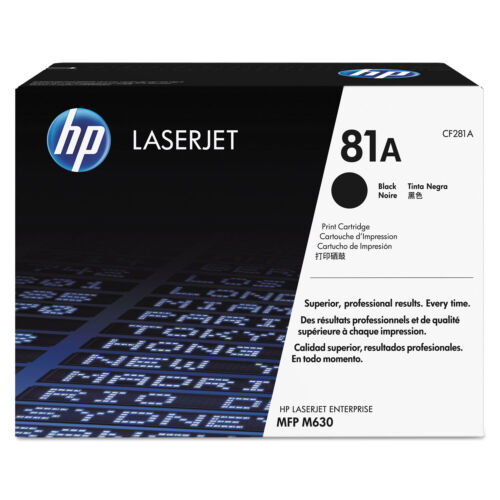 HP Inc. HP 81A (CF281A) Black Original LaserJet Toner Cartridge