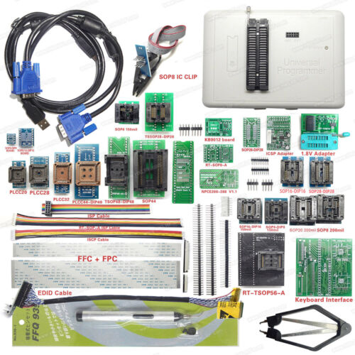 RT809H Programmer IC read and Write EMMC-NAND FLASH Programmer +31adapter