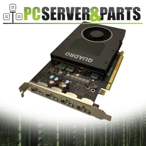 Dell Nvidia Quadro P2200 5GB GDDR5X 4x DisplayPort Graphics PCIe Card 2G8WC