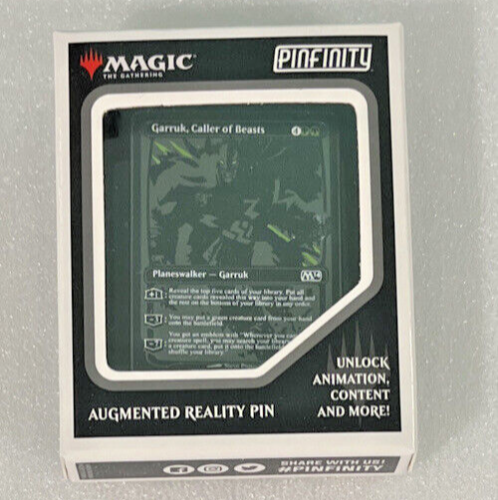 Magic the Gathering Augmented Reality Pin Garruk, Caller Of Beasts #009 NEW MTG