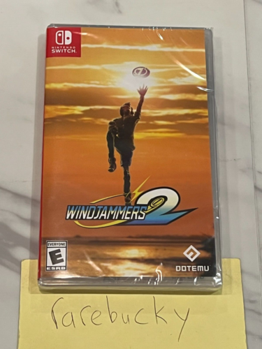 Windjammers 2 (Nintendo Switch) NEW SEALED Y-FOLD, RARE BEST BUY VARIANT!