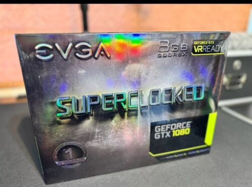 New EVGA GeForce GTX 1080 Superclocked SC 8GB GDDR5X GPU NIB