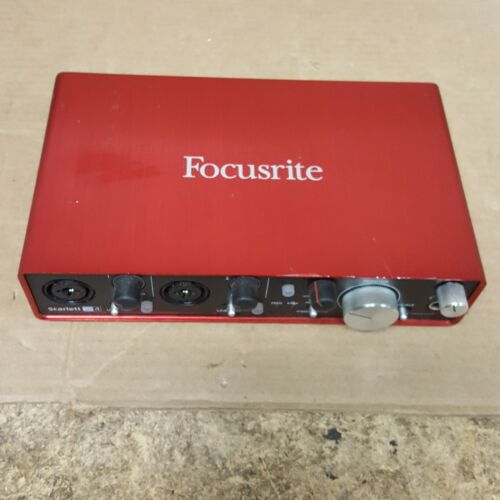 Focusrite Scarlett 2i4 (2 Channel) USB Audio Interface – No Cables – USED